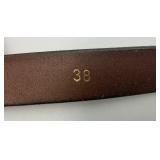 Misc. Leather Belts including Tony Lama And More Size 38