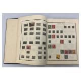 Vintage Modern Postage Stamp Album With Some Stamps