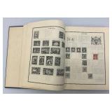 Vintage Modern Postage Stamp Album With Some Stamps