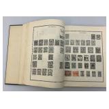 Vintage Modern Postage Stamp Album With Some Stamps