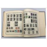 Vintage Modern Postage Stamp Album With Some Stamps