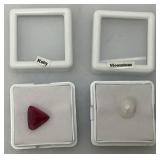 Misc. Jewelry Stones In Protective Sleeves