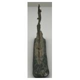 Antique Extremely RARE Miniature Seemannshilfe 1914-15 Marked SMS Emden Led Ship 3/4" x 3" x 5 5/8"