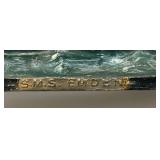Antique Extremely RARE Miniature Seemannshilfe 1914-15 Marked SMS Emden Led Ship 3/4" x 3" x 5 5/8"