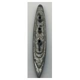Vintage Collectible Tootsie Toy Miniature Metal Cruise Ship  6"