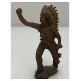 Antique Miniature Elastolin/Lineol Indian Figure 4 1/2" Tall  Very Cool