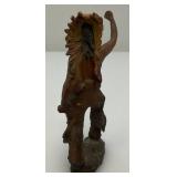 Antique Miniature Elastolin/Lineol Indian Figure 4 1/2" Tall  Very Cool