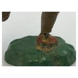 Antique Miniature TRICO Soldier Figure 4 3/4" Tall  Very Cool (Foot And Neck Has Crack But Common)