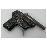 Vintage Miniature STAR Clicker Gun Made In Japan 3 1/4" Long Very Cool