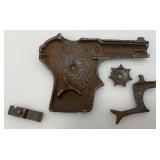 Antique RARE Andres Master Automatic Cap Gun (In Pieces Needs Restoration)
