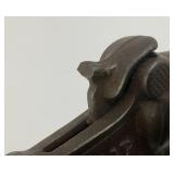 Stevens Antique 1935 Clip Cast Iron Cap Gun (Needs Repair) 6 1/4" With Holster