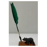 Vintage Miniature YELLOWSTONE National Park Bear Pen Holder Souvenir