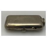 Antique Eveready Vest Pocket Flashlight No. 6991 Nickel Plated (Missing Bulb) 5/8" x 1 1/2" x 2 7/8"