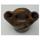 Antique/Vintage Native American Art Pottery Stoneware Wedding Vase 3" x 5 1/2" x 7"