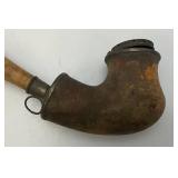 Misc. Vintage Items Including Portable Miniature Aluminum Coffee Pot , Lava Rock And More