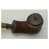 Misc. Vintage Items Including Portable Miniature Aluminum Coffee Pot , Lava Rock And More
