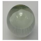 Vintage Dynasty Gallery Heirloom Collection Large Hand blown Glass Jellyfish Paperweight 4" x 6 1/4"