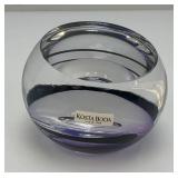 Est. $125.00 - $300.00 Kosta Boda Flat Top Glass Ball Paper Weight 2 1/2" x 3 1/2"