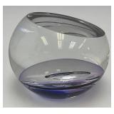 Est. $125.00 - $300.00 Kosta Boda Flat Top Glass Ball Paper Weight 2 1/2" x 3 1/2"