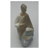 Vintage Lladro Nativity Holy Family Mary, Joseph And Baby Jesus 8 3/4"  (Like New)