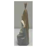 Vintage Lladro Nativity Holy Family Mary, Joseph And Baby Jesus 8 3/4"  (Like New)