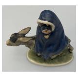 1959 Vintage Goebel Flight Into Egypt Mary And Baby Jesus Figurine 7" Tall