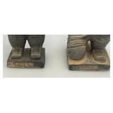 Misc. Collectible Terracotta Chinese Warriors And Horse (Has Repaired Ear And One Warrior Has Missing Hair piece (Most Are 8")