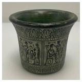 Miniature Vintage Greek Themed Mortar & Pestle 3" x 3 1/2"