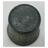 Miniature Vintage Greek Themed Mortar & Pestle 3" x 3 1/2"