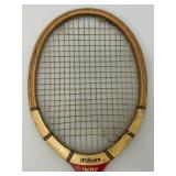 Vintage Wilson Trophy And Embassy Tennis Rackets
