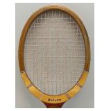 Vintage Wilson Trophy And Embassy Tennis Rackets