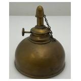 Vintage Brass Oil Hand Lamp With Snuffer 3 1/2" x 3 3/4"