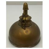Vintage Brass Oil Hand Lamp With Snuffer 3 1/2" x 3 3/4"