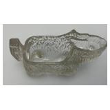 Vintage LE Smith Scottie Dog Clear Glass Creamer