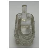 Vintage LE Smith Scottie Dog Clear Glass Creamer