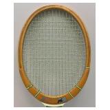 Two Vintage Tennis Rackets And Protective Holders One Is Chris Evert Wilson And One Is Bangcroft Streamline