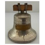 Vintage Liberty Bell Bank Of Dresser Junction Dresser Wis. Advertisement Piece 3 3/4" x 4"