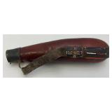 Antique Traitional MAASAI Milk Or Blood Drinking Gourd From Kenya With Bead Work 16"