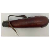 Antique Traitional MAASAI Milk Or Blood Drinking Gourd From Kenya With Bead Work 16"