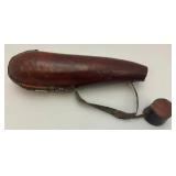 Antique Traitional MAASAI Milk Or Blood Drinking Gourd From Kenya With Bead Work 16"