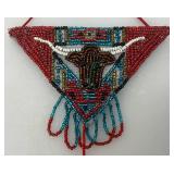 Three Vintage Equisite South Western Beaded Items