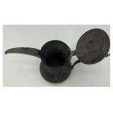 Vintage Etched Copper/Brass Turkish Style Teapot 12"