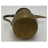 Vintage Etched Brass Turkish Style Teapot 8"