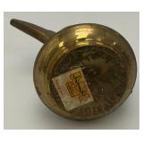 Two Vintage Etched Brass Turkish Style Teapots 6" & 7"