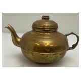 Vintage Brass Teapots 4 1/2" x 5"