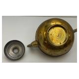 Vintage Brass Teapots 4 1/2" x 5"