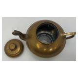 Vintage Brass Teapots 4 1/2" x 5"