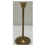 Set Of Three Brass Candle holders Tallest Being 7"