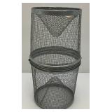 Vintage Galvanized Minnow Trap 17"
