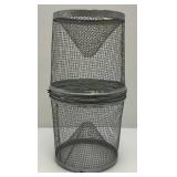 Vintage Galvanized Minnow Trap 17"